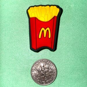 (10 for $15) McDonald’s French Fries Fast Food Crocs Shoe Charms